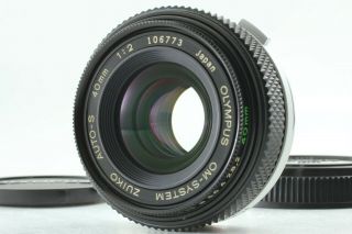 Rare [mint] Olympus Om System Zuiko Auto - S 40mm F/2 Pancake Lens From Japan