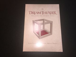 Rare Oop Dream Theater Breaking The Fourth Wall Blu - Ray,  3 Cd Box Set Digipak