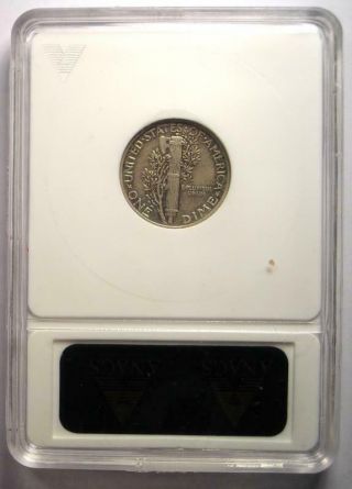 1942/1 Mercury Dime 10C - ANACS XF40 - Rare Overdate Variety Coin - $585 Value 3