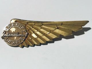 Rare Braniff International Airways Stewardess Flight Attendant Wings