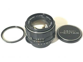 Rare 7 Element Early Model [Mint] Pentax TAKUMAR 50mm F1.  4 Lens From JAPAN 2