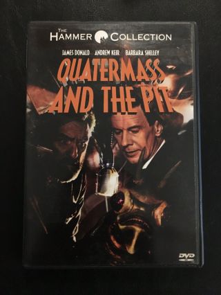Rare Oop Quatermass And The Pit (anchor Bay Dvd 1998) Hammer Horror