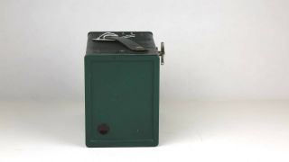 Antique Box Camera: Green Agfa Ansco 120 Film B6040 3