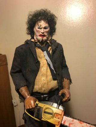1/6 Custom Leatherface Texas Chainsaw Massacre Horror Figure