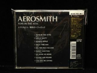 Aerosmith - Toys In The Attic - CBS Sony 6003 - JAPAN CD RARE SHIPS FROM USA 2