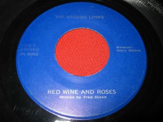 Rare Private Press Soul 45 The Missing Links - Red Wine & Roses - Fred Dixon