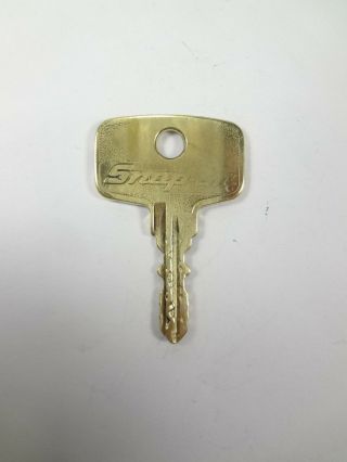 Vintage Snap On Brass Toolbox Lock Set Key Y200 Rare