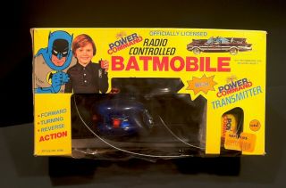 Vintage 1977 Ahi Azrak Hamway Batmobile Radio Controlled Car Batman Nib