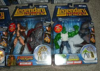 Marvel Legends Legendary Comic Book Heroes PITT BAF Complete Set of 7 Rare 3