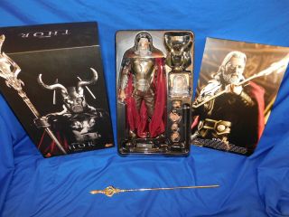 Hot Toys Movie Masterpiece 1/6 Scale Collectible Figure Odin Thor 12 " Figure