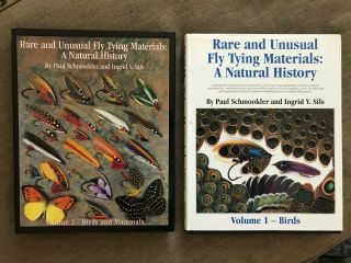 Rare And Unusual Fly Tying Materials: A Natural History Volumes 1 & 2 Rare