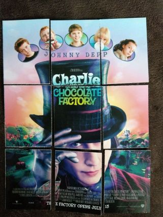 Charlie And The Chocolate Factory - Complete Trading Card Set - Promo Rare