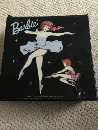 Barbie Vintage Case,  Ballet 1964 Black With Bright Artwork.  - Rare