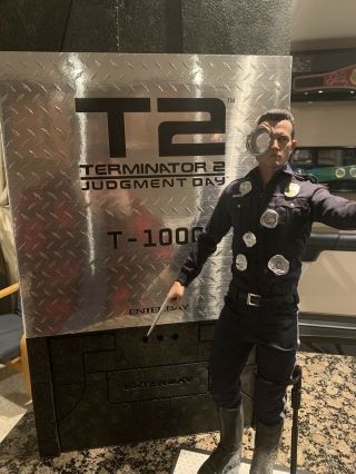Enterbay Terminator 2 The Judgment Day T2 1/4 Hd T - 1000 Robert Patrick Figure