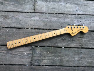 Vintage 1972 - 1976 Fender Stratocaster Neck Maple Grover Tuners Rare