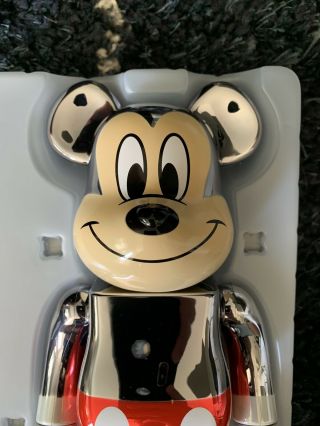 Medicom Fragment Mickey Mouse 90th Anniversary D23 400,  100 Bearbrick Disney 2