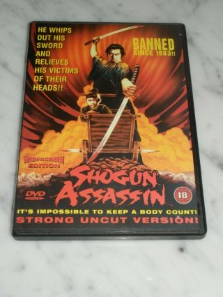 Shogun Assassin 1st (dvd) Kenji Misumi Lone Wolf Rare Oop