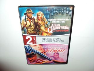 Sharon Stone Allan Quatermain Lost City Of Gold/diary Of A Hitman Dvd Rare Oop