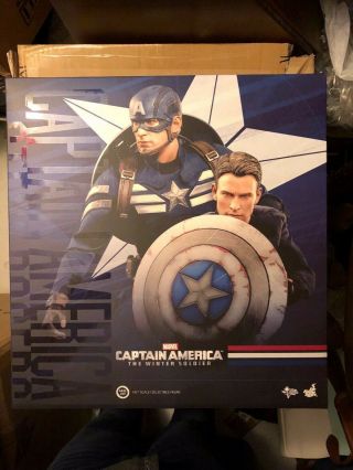 1/6 Hot Toys Captain America Steve Rogers Strike Stealth Winter Soldier Endgame