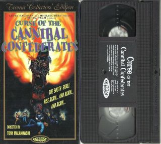 Curse Of The Cannibal Confederates Troma Vhs Rare Blood Gore (5 Day)