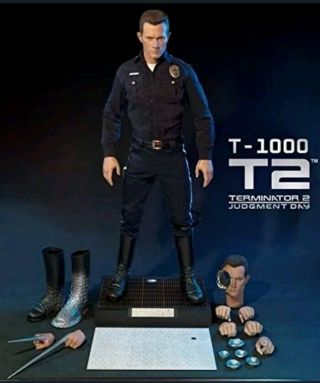 Enterbay Terminator 2 The Judgment Day T2 1/4 Hd T - 1000 Robert Patrick Figure