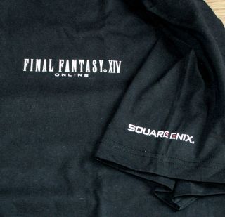 Final Fantasy XIV Online very rare Crew Polo T - Shirt size L Square Enix Gamescom 3