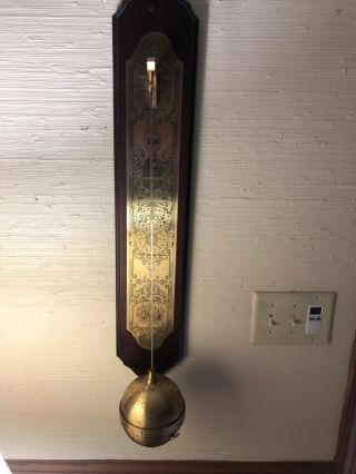 Vintage Rare Franklin Sir Francis Drake Falling Ball Clock