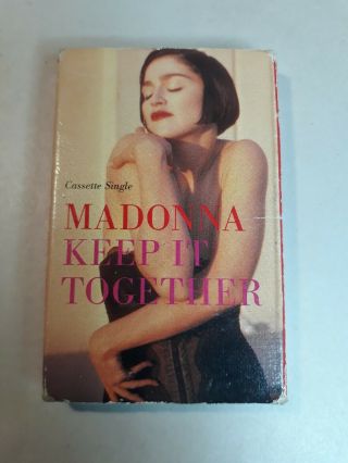 Rare Cassette Single Madonna Keep It Together