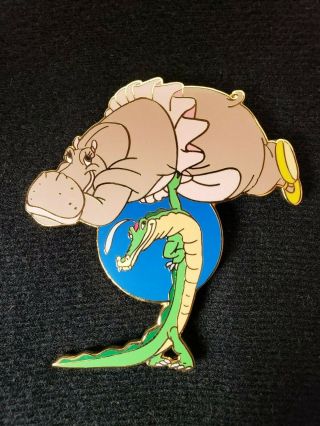 Rare Disney Pin Le 100 - Fantasia - Ben Ali Gator And Hyacinth Hippo