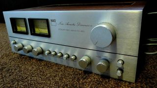Rare Nad 3030 Stereo Integrated Amplifier In Wood Case And Metal Faceplate