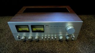 Rare Nad 3030 Stereo Integrated Amplifier in wood case and metal faceplate 2