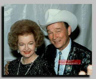 Hv - 2570 Dale Evans Roy Rogers King Of The Cowboys Great Rare 8x10 Photo