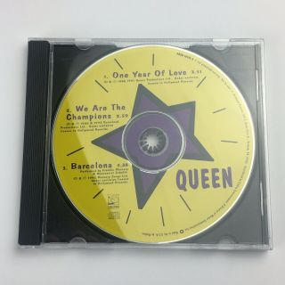 Queen - One Year Of Love Promo Cd Single (united States) 1992 - Rare