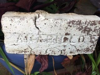 Antique Amarillo Brick,  Most Likely Texas Painted White At Sometime.