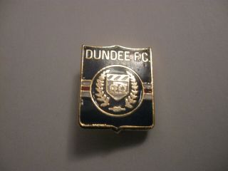 Rare Old Dundee Scottish Football Club Enamel Brooch Pin Badge