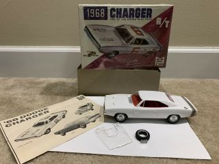 Rare Vintage Mpc 1968 Dodge Charger R/t Model Car 768 Scat Pack W/ Box