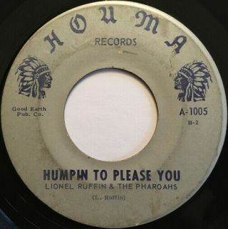 Lionel Ruffin & Pharaohs Humpin To Please You Rare Louisiana Soul Funk 45 Hear