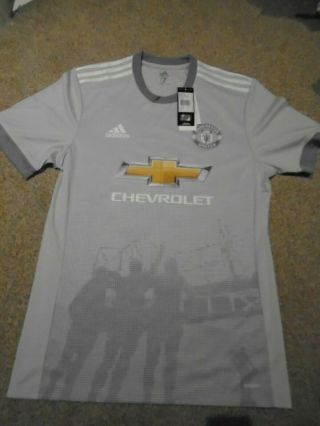 Manchester United Man Utd 2017/18 Player Issue Third Shirt Size 7 Bnwt - Rare