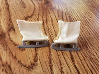 Vintage Betsey Mccall Doll Ice Skates For 8 " Doll