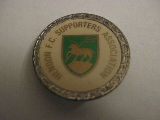 Rare Old Hendon Football Supporters Club Metal Brooch Pin Badge