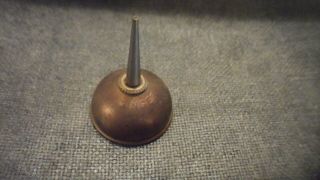 Vintage / Antique Singer Sewing Machine Oil Can Oiler Lubricant Small Dome