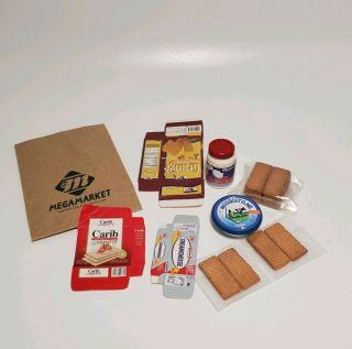 Rare Retired Megahouse Miniature Import Market 9 Cracker Full Set Ac7