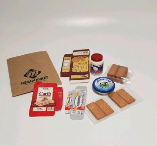RARE RETIRED Megahouse Miniature Import Market 9 Cracker FULL SET AC7 2