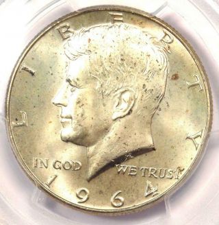 1964 Kennedy Half Dollar (50c Coin) - Pcgs Ms67 - Rare In Ms67 - $650 Value
