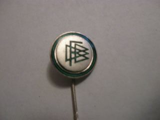 Rare Old Dfb German Football Association Enamel Stick Pin Badge