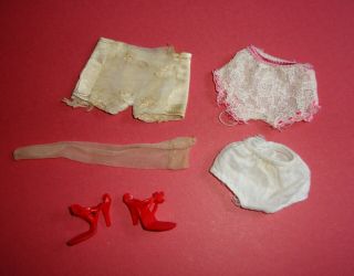 Vintage Jan Jill Doll Little Miss Revlon Shoes Underwear Girdle