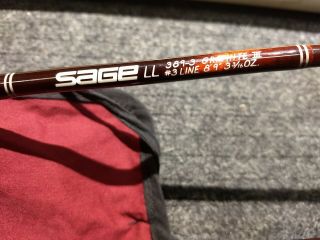 Sage Graphite Iii Fly Rod Ll 389 - 3 Ll Light Line 8 