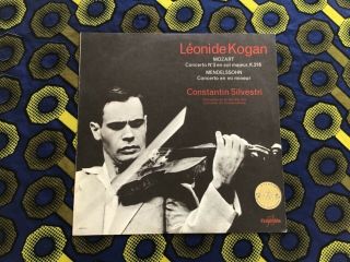 Kogan Mozart Mendelssohn Violin Concerto Columbia Saxf 138 Near Very Rare