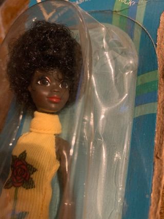 Leggy Doll Sue Black African - American Fashion Doll Hasbro 1972 RARE NIB 2