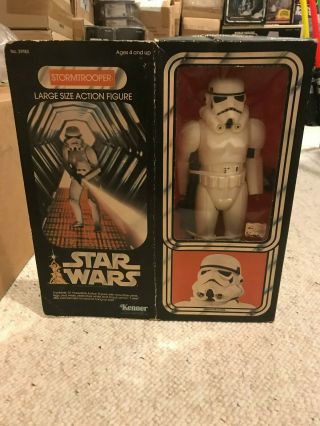 Vintage Star Wars 12 Inch STORMTROOPER Complete 1978 with box 2